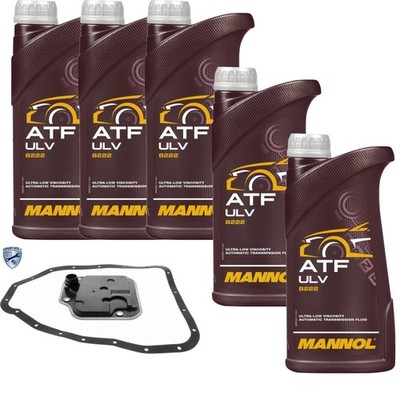 5 L MANNOL Getriebeöl ATF ULV VAICO Getriebeölfilter für KIA Venga 1.6 CVVT Soul