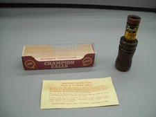 Vintage Faulk's Wooden Deer Call D-50 Original Box Louisiana Bow Hunting