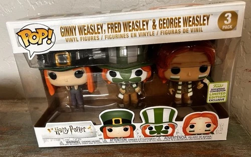 Funko Pop! Harry Potter: Ginny, Fred, & George Weasley 3 Pack-  2019 Spring Con