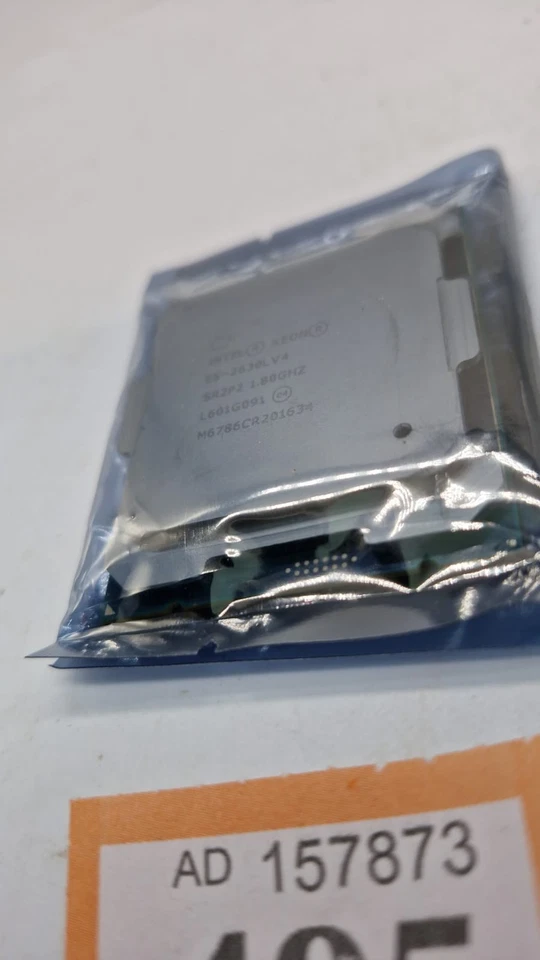 Intel Xeon E5 2630LV4 CPU Processor SR2P2 10 Cores 25MB Cache 2.90GHz LGA2011-3 - Image 2 of 4