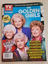Golden Girls TV Guide Puzzler -Dec '25-40th Anniversary Special Fun-Packed Issue