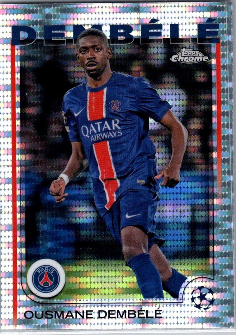 2024-25 Topps Chrome UEFA UCC Pulsar Refractor #109 Ousmane Dembele PSG