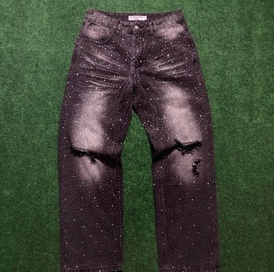 Vale Forever Valley Dreams Rhinestone Pants Black Brand New Size Medium No Tags