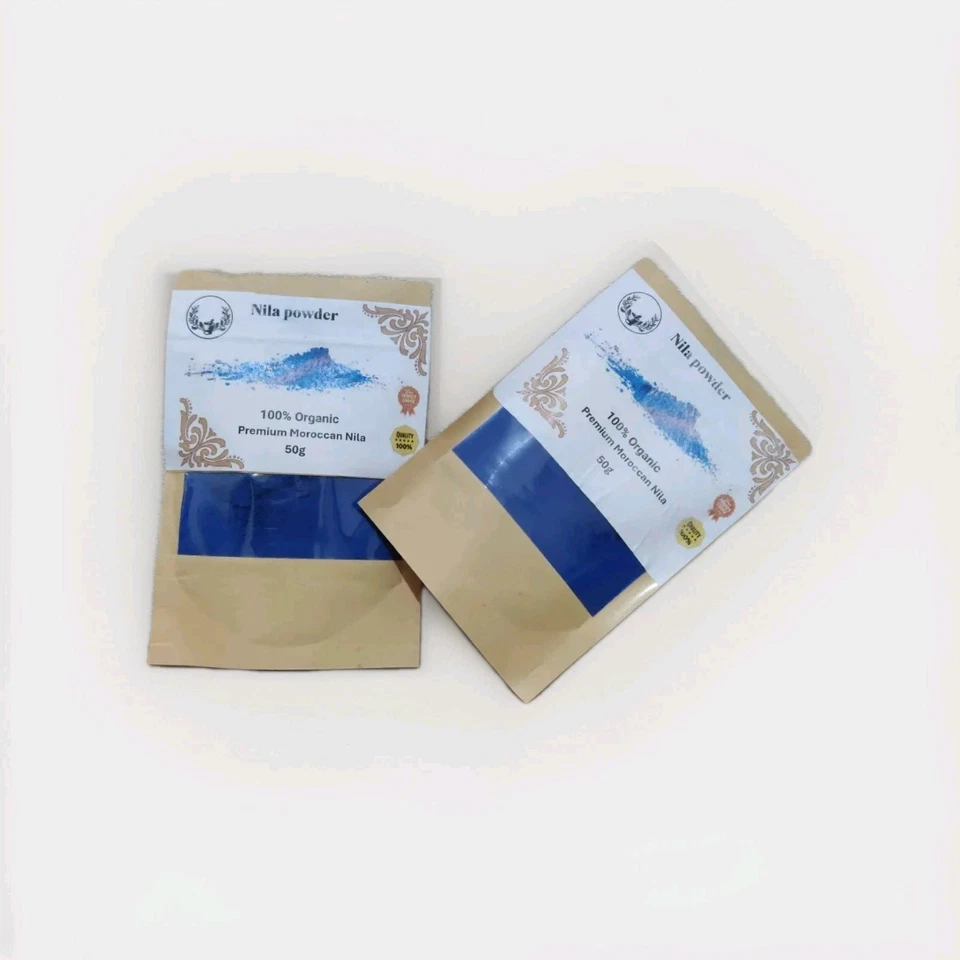 Premium 100% pure and Authentic Natural Moroccan Blue Nila Powder 100g - Image 4 of 4