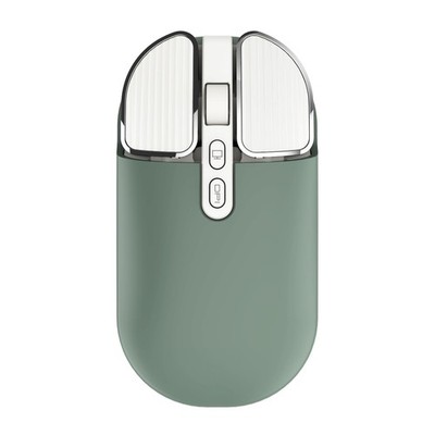 Wireless Mouse 2.4G Rechargeable Silent Slim USB 3 DPI Back To Desktop Green