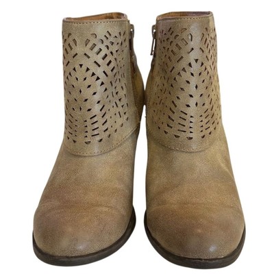 Eurosoft Women's Panora Ankle Boots Brown Size 6.5M Western Style