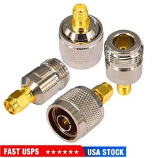 4PCS Type N Male Female to SMA Male Female RF Coaxial Connector Adapter Kit US
