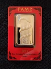1 oz Silver Bar - PAMP Suisse - c002482 + (2) silver certificates as pictured.