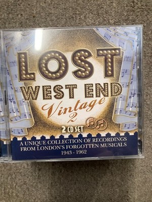 LOST WEST END VINTAGE 2 RECORDINGS LONDONS FORGOTTEN MUSICALS 1943-1962 2 CD, EX