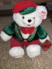 Dan Dee Christmas Teddy Plush 2001 Snowflake 12" Holiday Collectible Bear