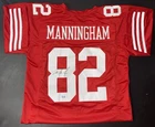 Mario Manningham Signed Jersey Autograph Auto Football 49ers NFL Beckett BAS
