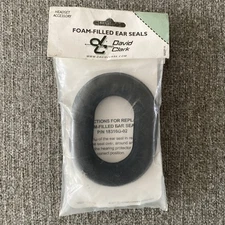GENUINE DAVID CLARK FOAM FILLED EAR SEALS p/n 18316G-02 #736 1 pair  USA Made
