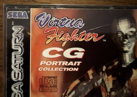 Sega Saturn Virtua Fighter Remix + CG Portrait Collection CIB Jewel Case  PAL 