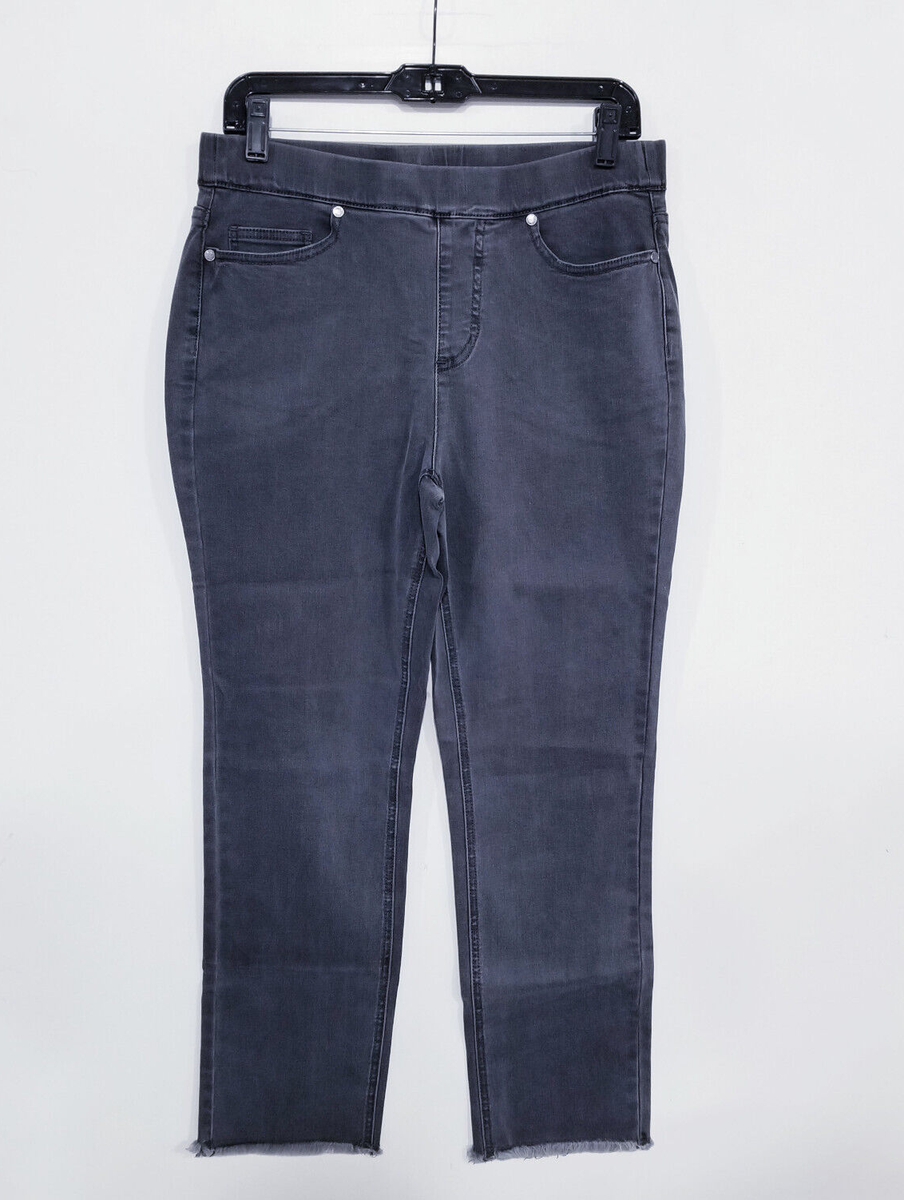 Isaac Mizrahi Live! Petite True Denim Frayed Hem Jeans sz 6P