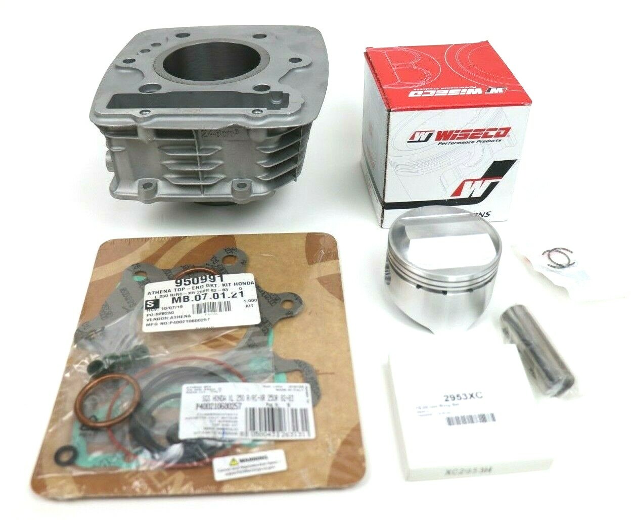 Wiseco 4466M07800 Honda XR250 86-04 10.51 CR 3071XC Piston kit main image 0