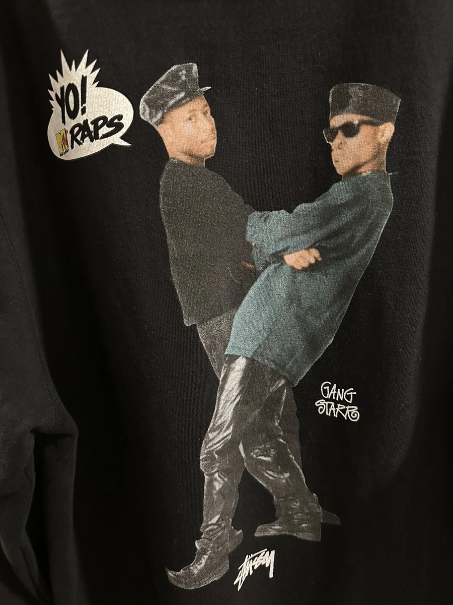 New Vintage 2013 Stussy x Yo! MTV Raps Gangstarr Sweatshirt Hoodie