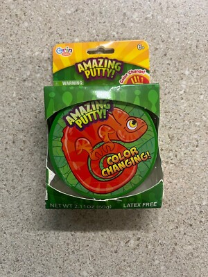 Amazing Putty Color Changing Latex Free Grin Studios New Damaged Package
