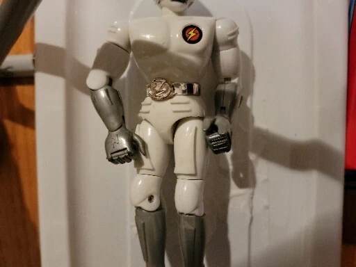 Trendmasters Masterbotix Power Bots Echo White Power Ranger 1993 Foto 4 de 4