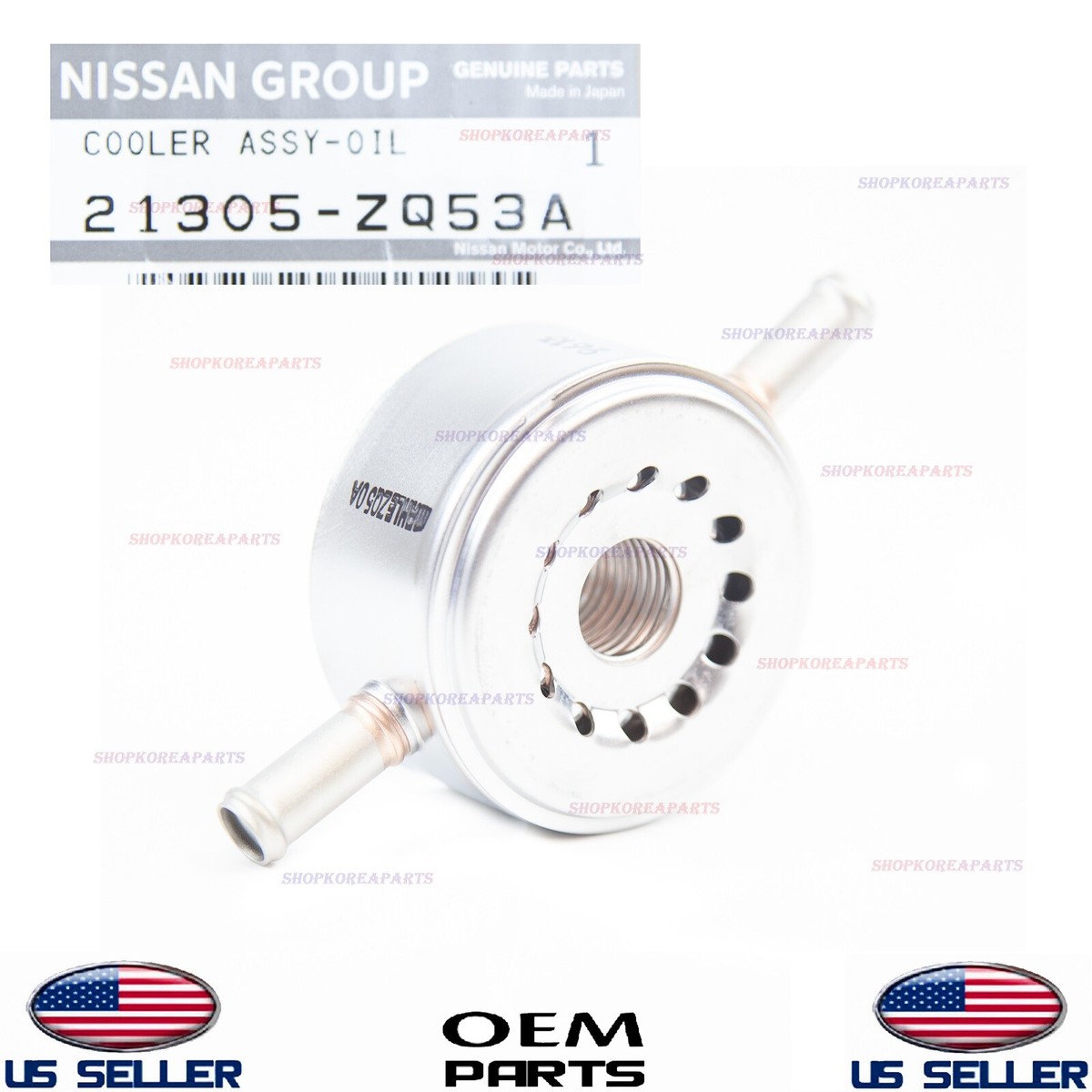 その他 kou Genuine Engine Oil Cooler ⭐OEM⭐ 5.6L V8 Nissan Infiniti *See