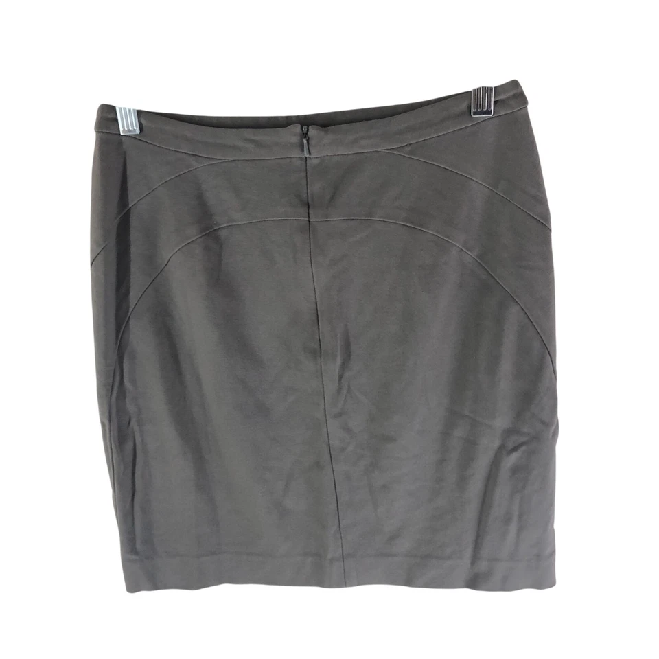 Falda lápiz Halston Heritage elástica gris topo 4 Foto 2 de 3