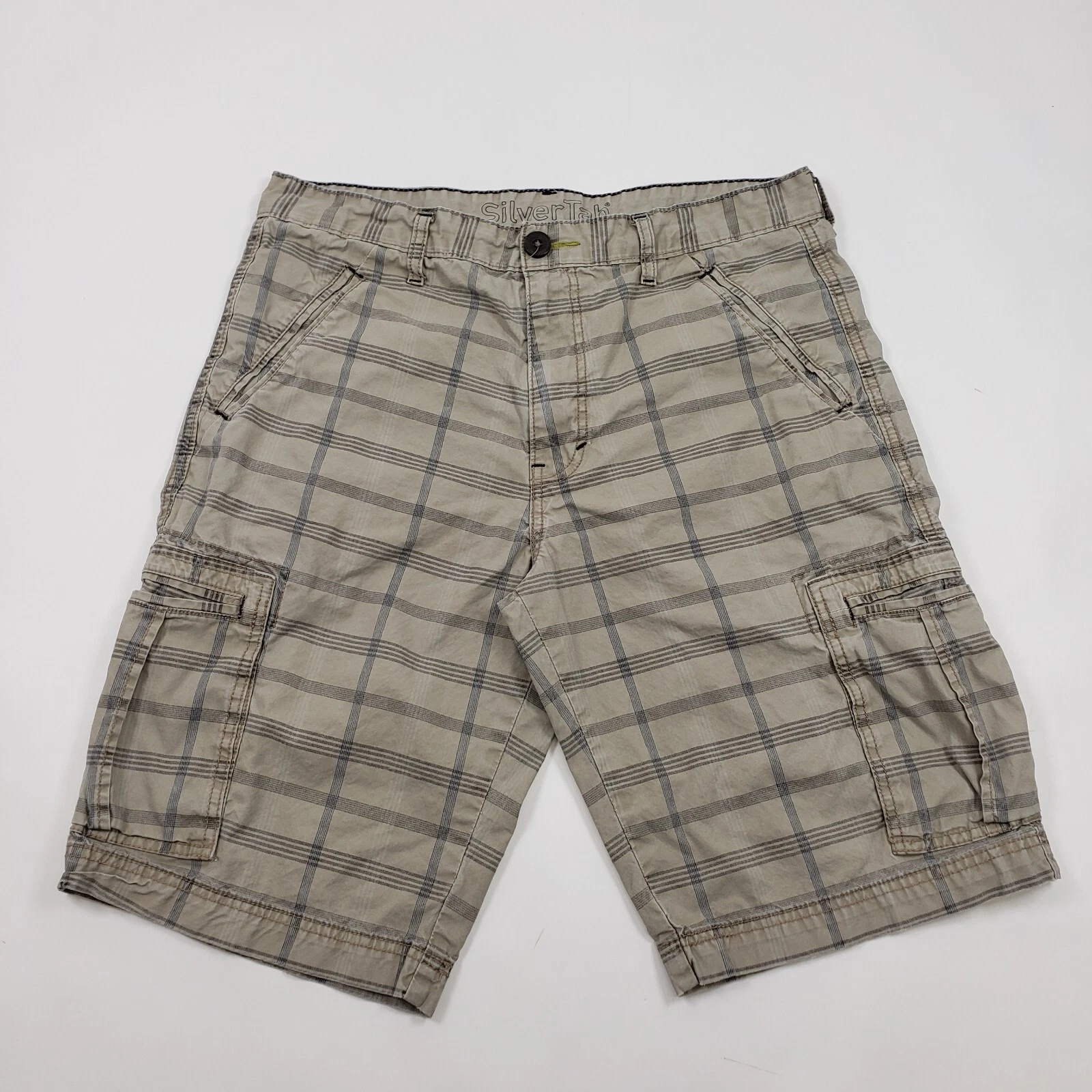 Silver Tab Levi's Shorts Mens 33 W Flat Front Bermuda Plaid Multicolor Cotton
Opens in a new window