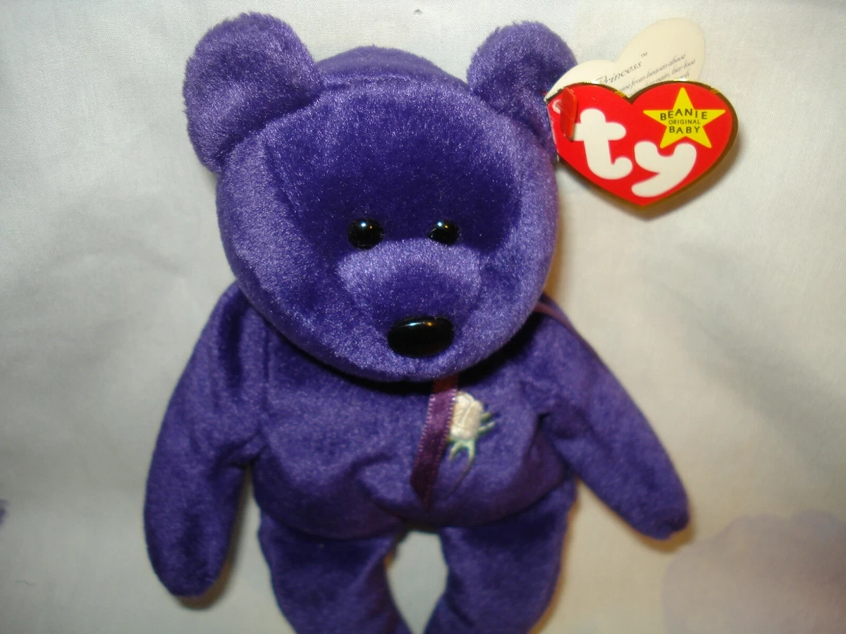 THE BEANIE BABIES COLLECTION Ty BEANIE BABY PRINCESS DIANA BEAR