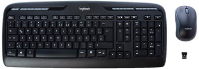 Logitech MK330 Wireless Keyboard and Mouse Combo, QWERTZ German Layout - Black B