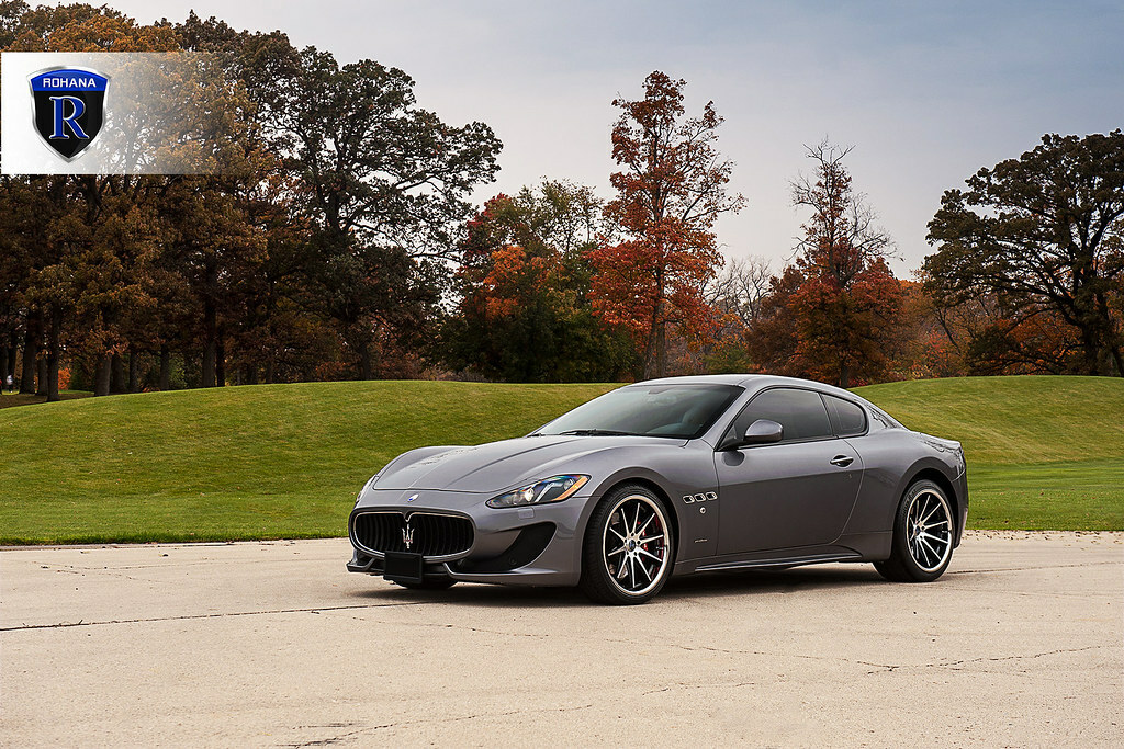 20” ROHANA RFC10 MACHINED BLACK WHEELS FOR MASERATI QUATROPORTE GHIBLI 20X9 & 11