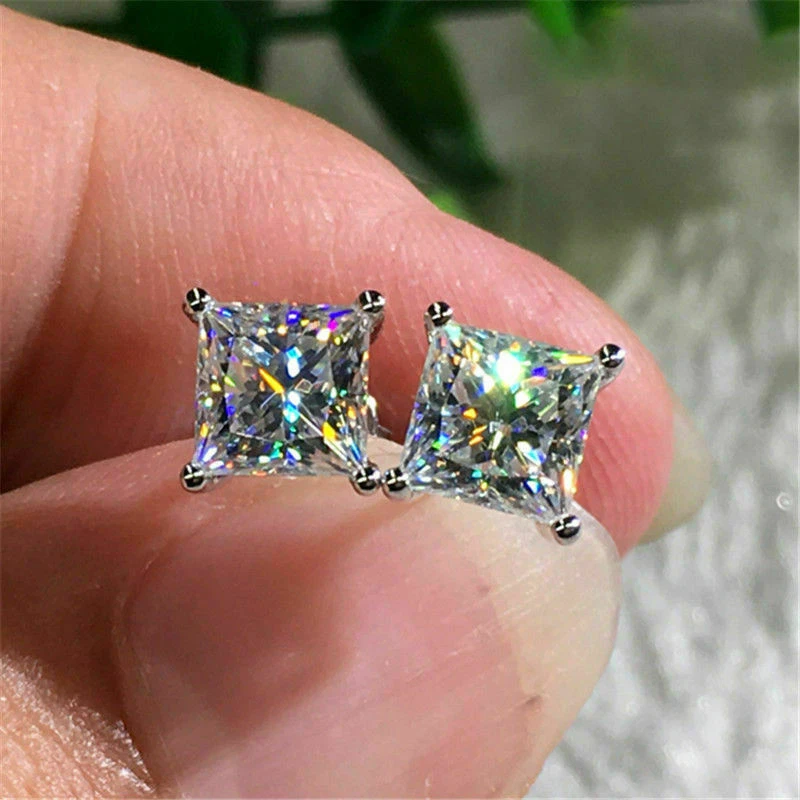 KINGWHYTE Orecchini pendenti in argento sterling 925