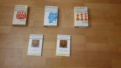 5 Komödien von Friedrich Dürrenmatt und Aristophanes zu verkaufen