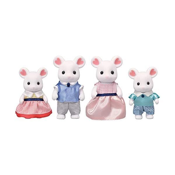 Sylvanian Families Dolls Marshmallow Rats Family -33 Official Collectible