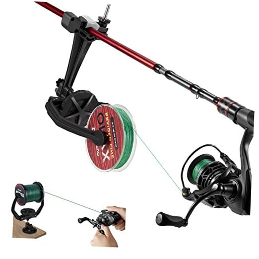 Fishing Line Spooler, No Line Twist Portable Fishing Reel Spooler for