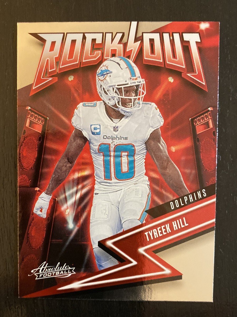 2023 Panini Absolute Football #19 TYREEK HILL Rock Out DOLPHINS | eBay