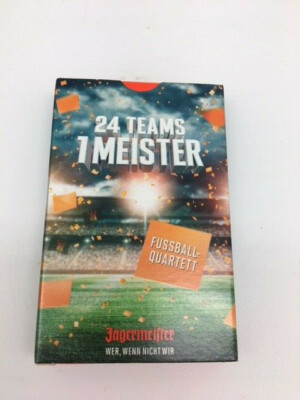 Jägermeister Quartett Kartenspiel Fussball Quartettspiel 