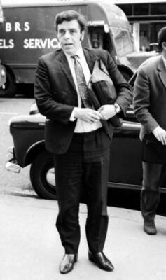 Mr James Reid, Upper Clyde shop Stewards' spokesman, arriving - 1971 Old Photo