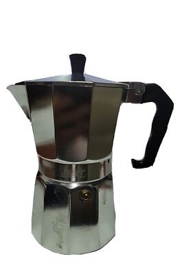 HOGAR IDEAL 6 CUPS ALUMINUM STOVE COFFEE MAKER GRECA DE CAFE CAFETERA 5 MINUTES