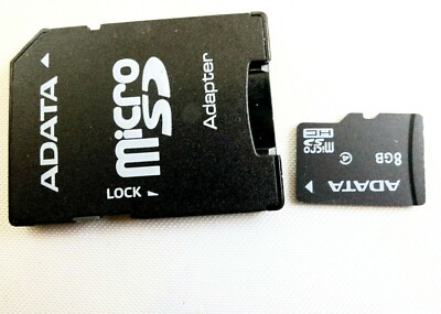 Adata 8GB Micro SD Adapter SD Digital media memory card