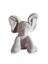 Baby GUND Flappy The Elephant Plush Stuffed Peek-a-Boo Animated Talking Singing