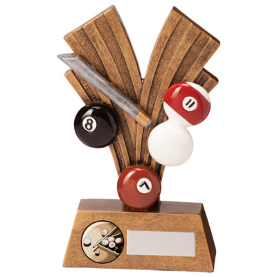 XPLODE POOL TROPHY AWARD 2 GRÖßEN KOSTENLOSE GRAVUR