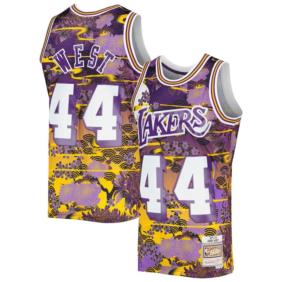 Los Angeles Lakers Jerry West Mitchell & Ness Lunar New Year NBA
