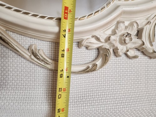 White French Provincial Syroco Wall Mirror Hollywood Regency 31" X 19" Vintage - Picture 6 of 7