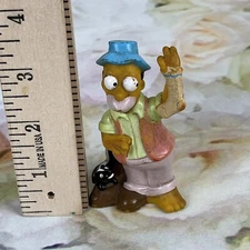 Homer Simpson Figure Toy Homer Skunk SMELLY Sock Vintage 1990 RARE