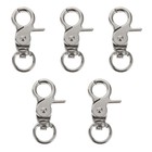 5PCS Parakeet Bird Cage Metal Keychain Birdcage Lock Lobster Clasps Door