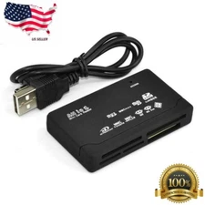 All In One USB Memory Card Reader Adapter For Micro SD RS MMC SDHC TF M2 Mini