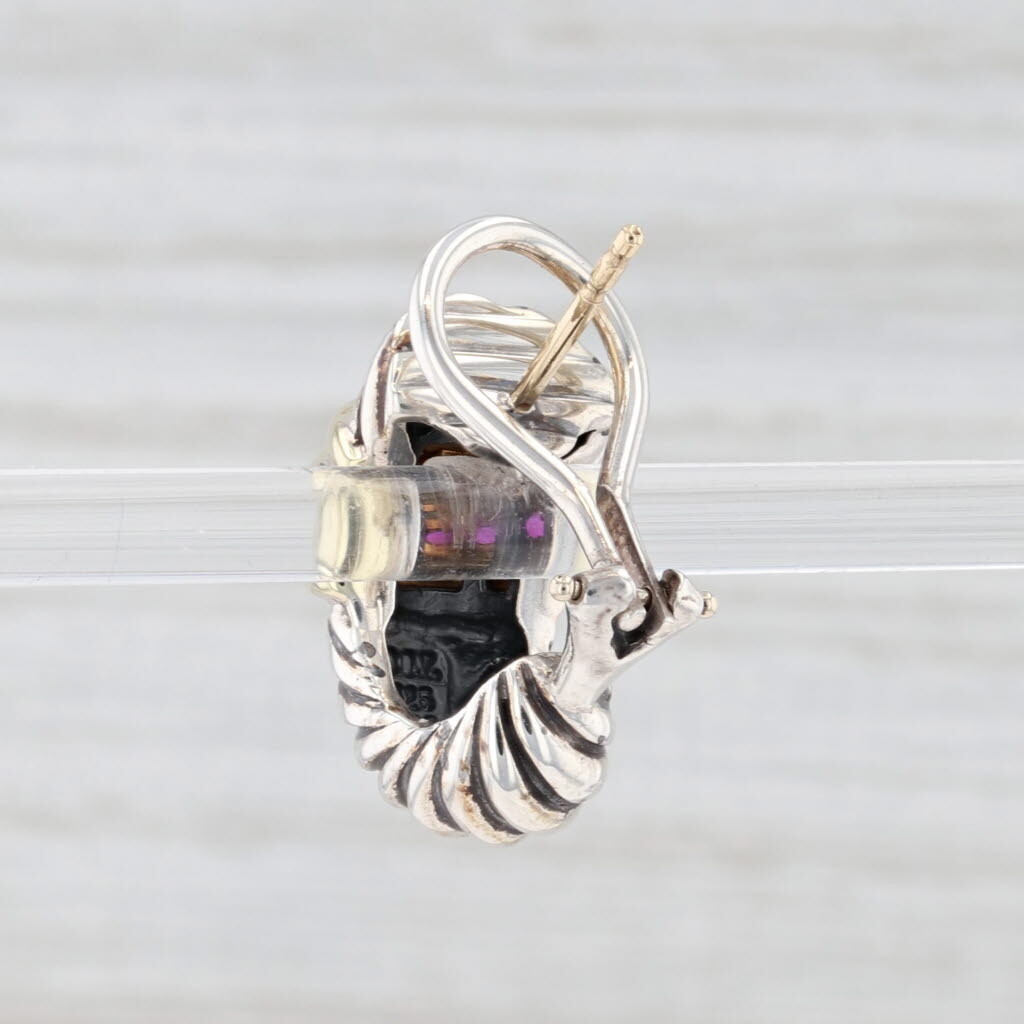 Single Replacement David Yurman Ruby Earring 925 … - image 3