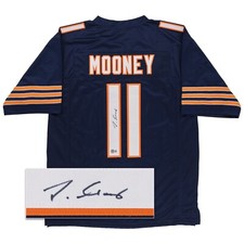 DARNELL MOONEY Signed Custom Navy Blue Jersey (BECKETT) CHICAGO BEARS Football