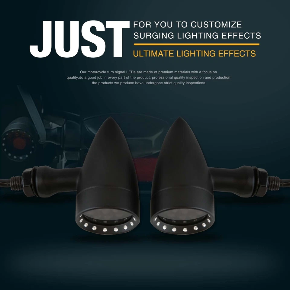 Luces traseras LED de freno para motocicleta Honda Shadow VLX 600 VT750 1100 Foto 4 de 4