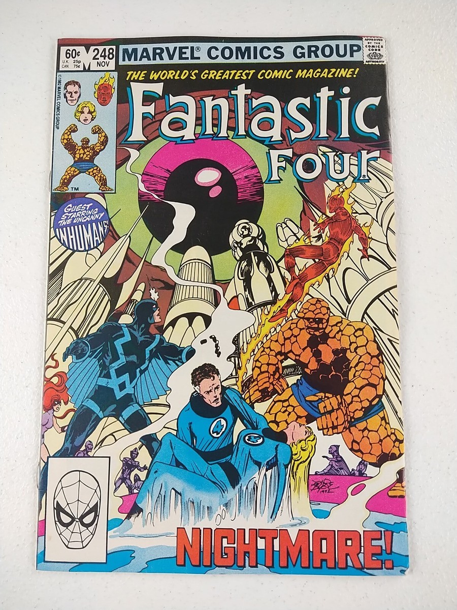 Fantastic Four #248 Inhumans (1982 Marvel Comics) John Byrne Art