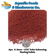 25-lb .8mm Koi & Pond Micro Color Enhancing Floating Pellets FREE SHIPPING!