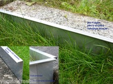 Komplettset 40 mtr Stabile Rasenkanten Beeteinfassung aus Edelstahl rostfrei